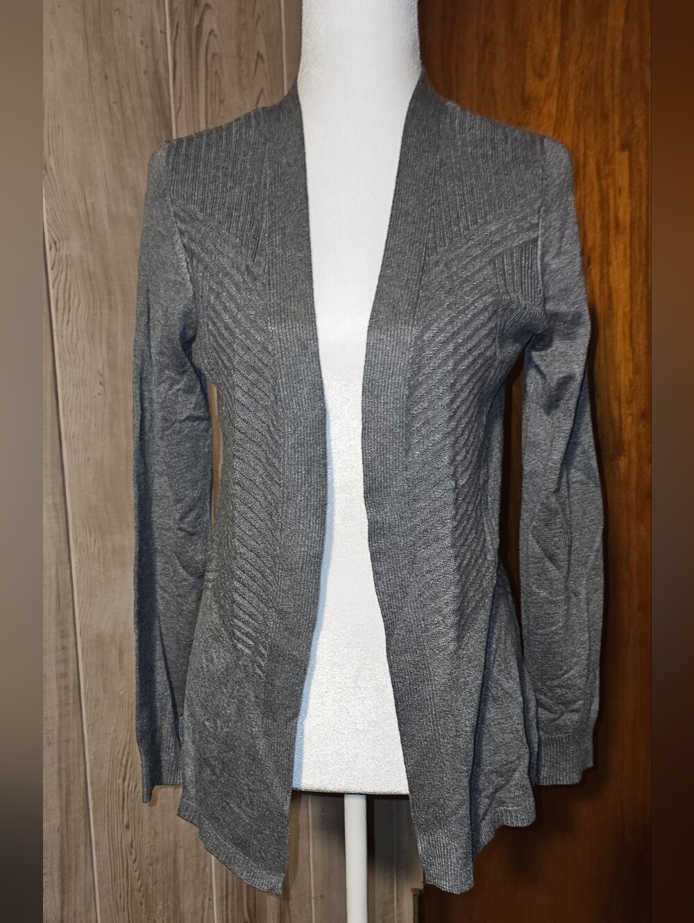 89th & Madison Gray Sweater Cardigan